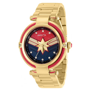 RELOJ CAPITÁN MARAVILLA PARA MUJER INVICTA MARVEL 36953 - DORADO