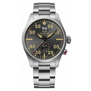 RELOJ  PARA HOMBRE GLYCINE AIRPILOT GL0364 - PLATEADO