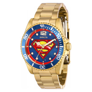 RELOJ SUPERMAN PARA MUJER INVICTA DC COMICS 36977 - ORO