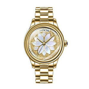 RELOJ  PARA MUJER INVICTA WILDFLOWER 37085 - DORADO