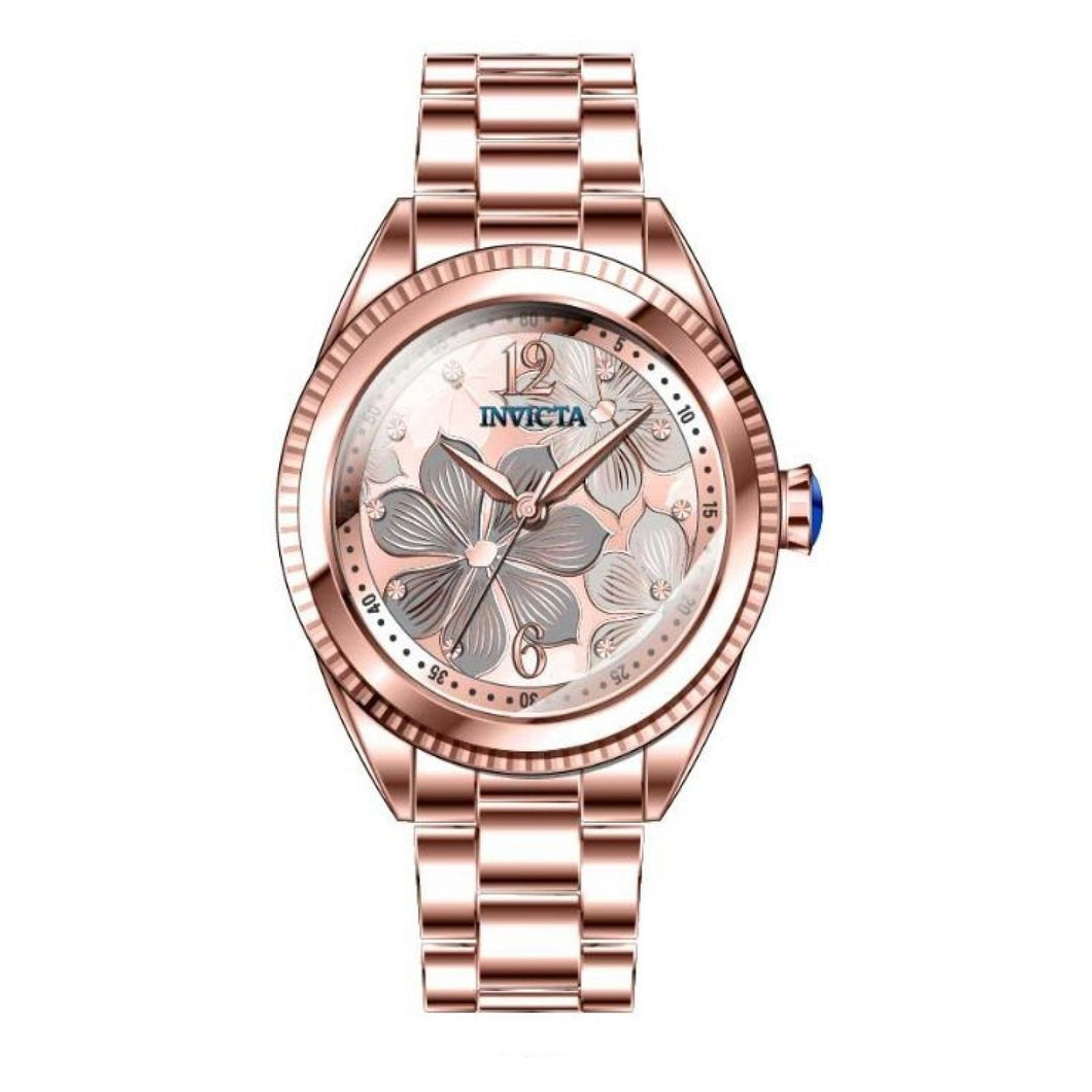 RELOJ  PARA MUJER INVICTA WILDFLOWER 37124 - ORO ROSA
