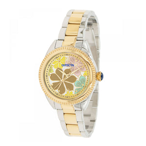 RELOJ  PARA MUJER INVICTA WILDFLOWER 37138 - ORO, ACERO