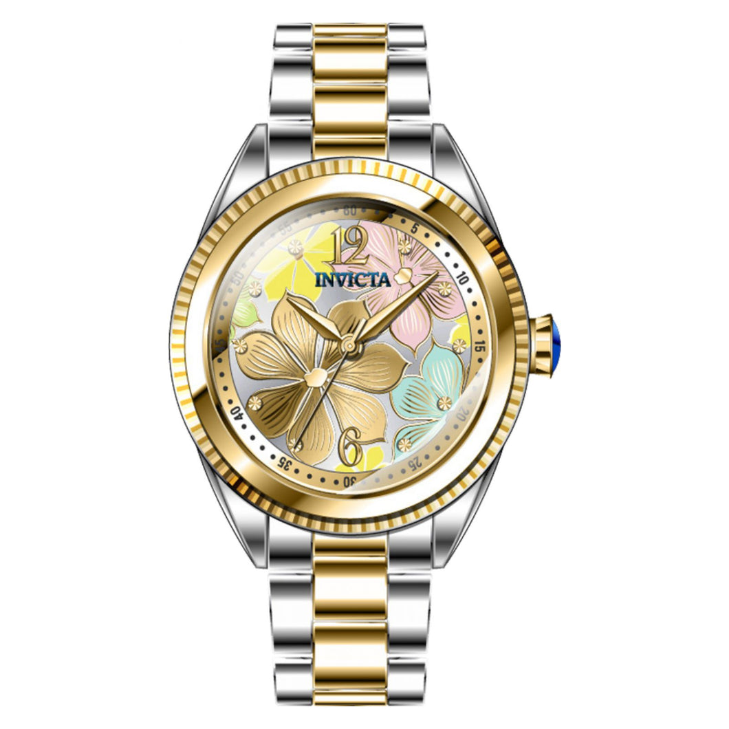 RELOJ  PARA MUJER INVICTA WILDFLOWER 37138 - ORO, ACERO