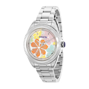 RELOJ  PARA MUJER INVICTA WILDFLOWER 37139 - PLATEADO