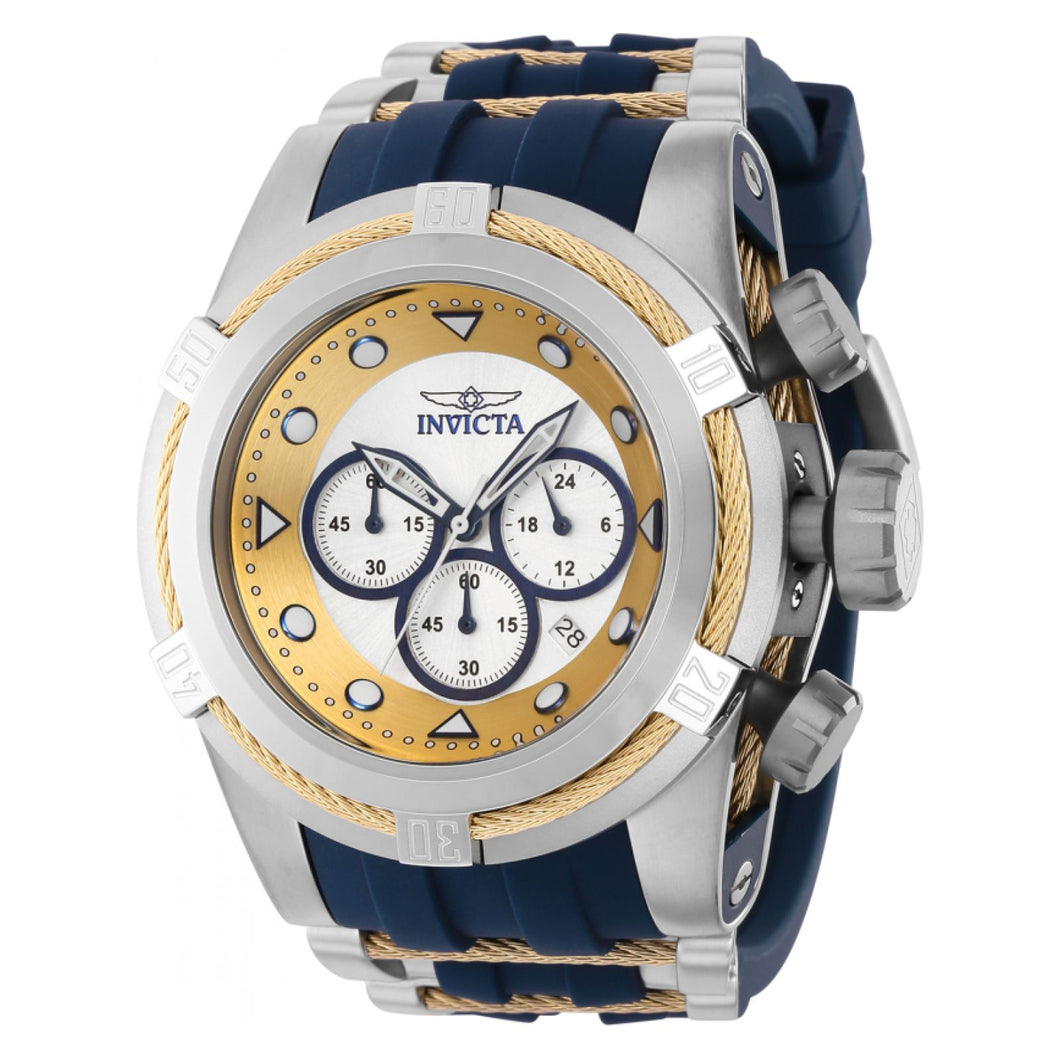 RELOJ DEPORTIVO PARA HOMBRE INVICTA BOLT 37193 - AZUL, ORO, ACERO