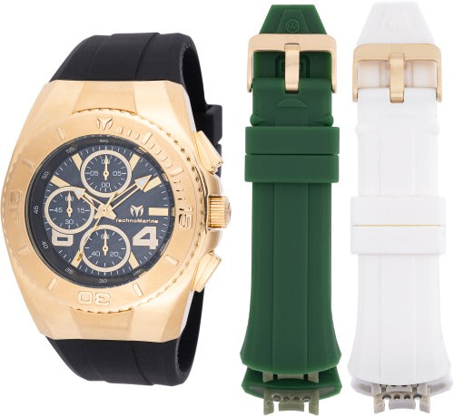 RELOJ DEPORTIVO PARA HOMBRE TECHNOMARINE CRUISE TM-124030 - NEGRO, BLANCO, VERDE