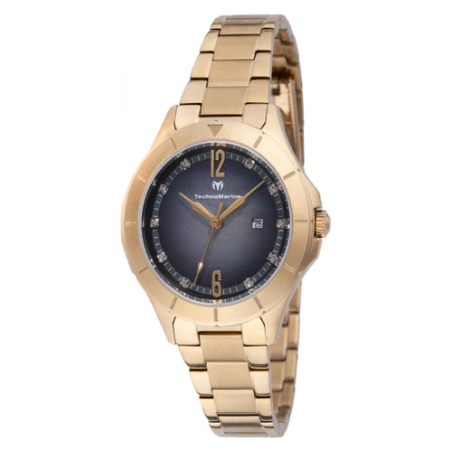 RELOJ  PARA MUJER TECHNOMARINE LUNA TM-826003 - ORO