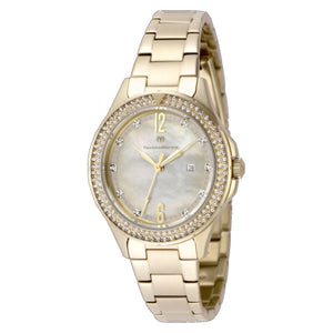 RELOJ  PARA MUJER TECHNOMARINE LUNA TM-826012 - ORO