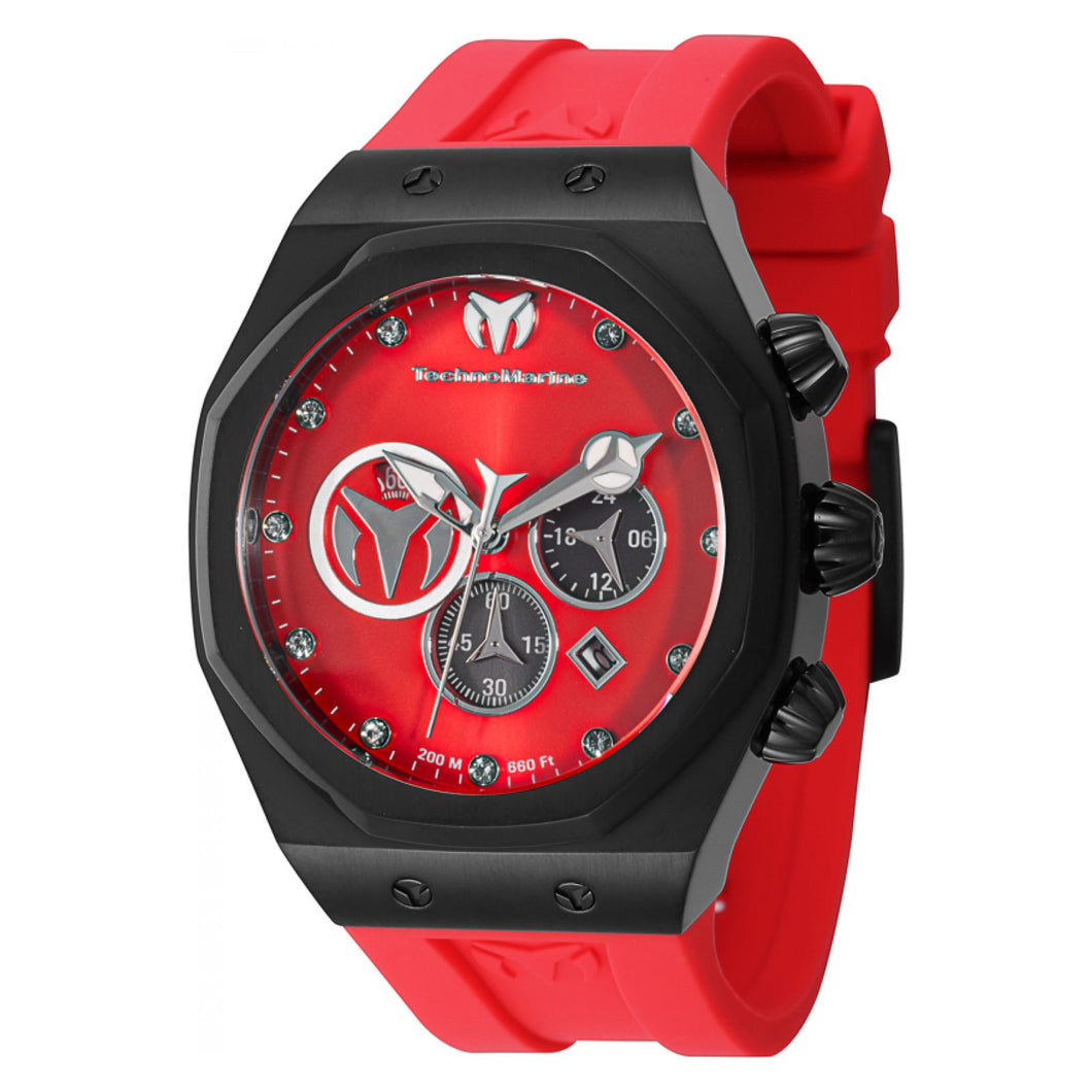 RELOJ DEPORTIVO PARA HOMBRE TECHNOMARINE REEF NÚMERO DE SERIE 523003 - ROJO