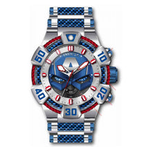 Cargar imagen en el visor de la galería, RELOJ CAPITÁN AMÉRICA PARA HOMBRE INVICTA MARVEL 38367 - AZUL, PLATA, ROJO, NEGRO