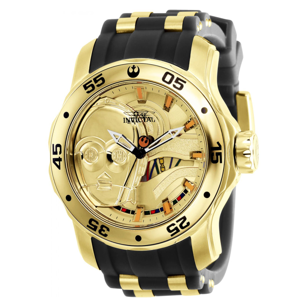 RELOJ C-3PO PARA HOMBRE INVICTA STAR WARS 39540 - DORADO