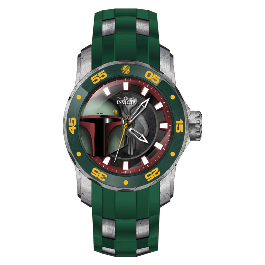 RELOJ BOBA FETT PARA HOMBRE INVICTA STAR WARS 39541 - VERDE, ACERO