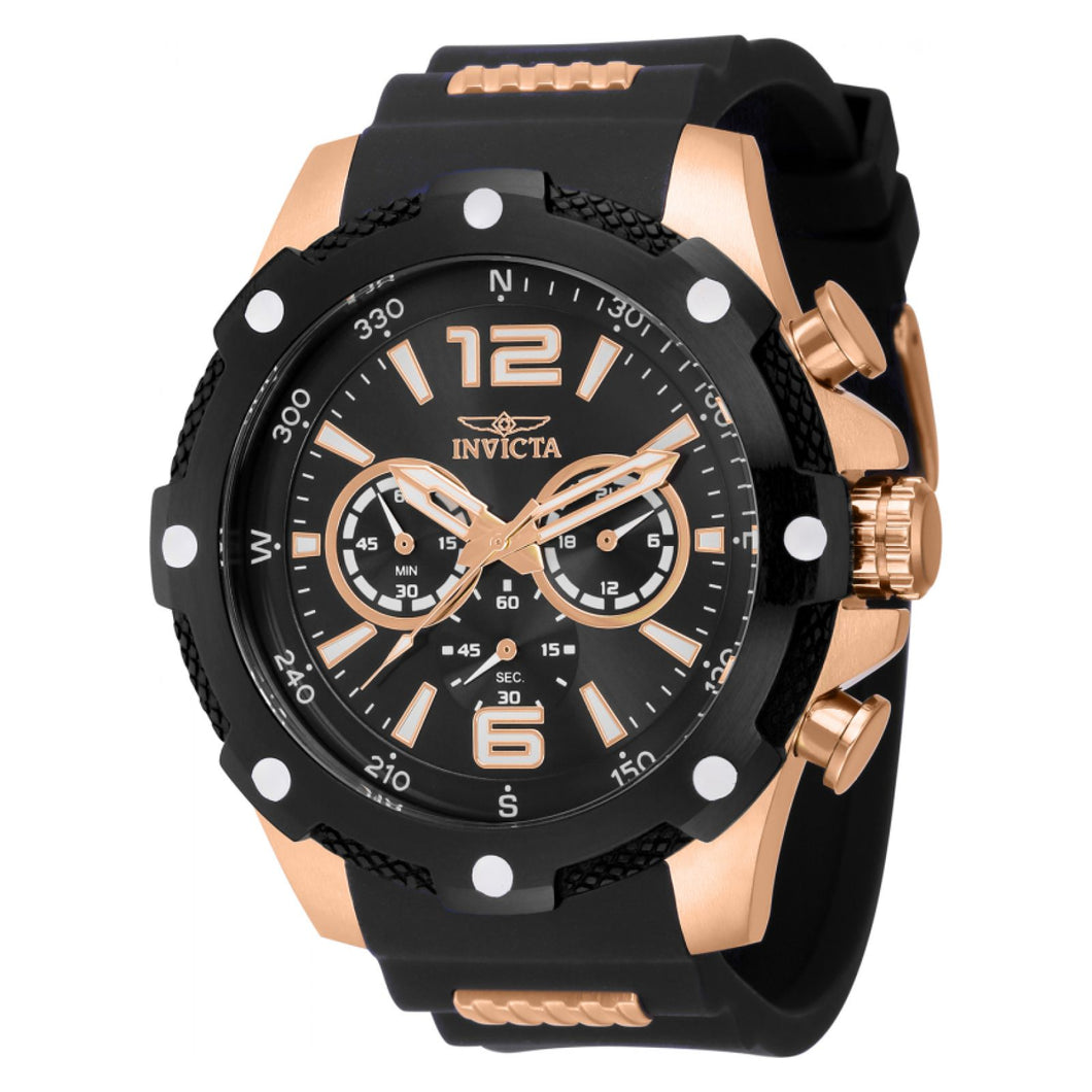 RELOJ DEPORTIVO PARA HOMBRE INVICTA I-FORCE 39989 - NEGRO, ORO ROSA