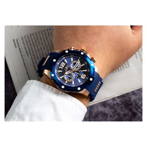 RELOJ DEPORTIVO PARA HOMBRE INVICTA I-FORCE 39990 - AZUL, ORO ROSA