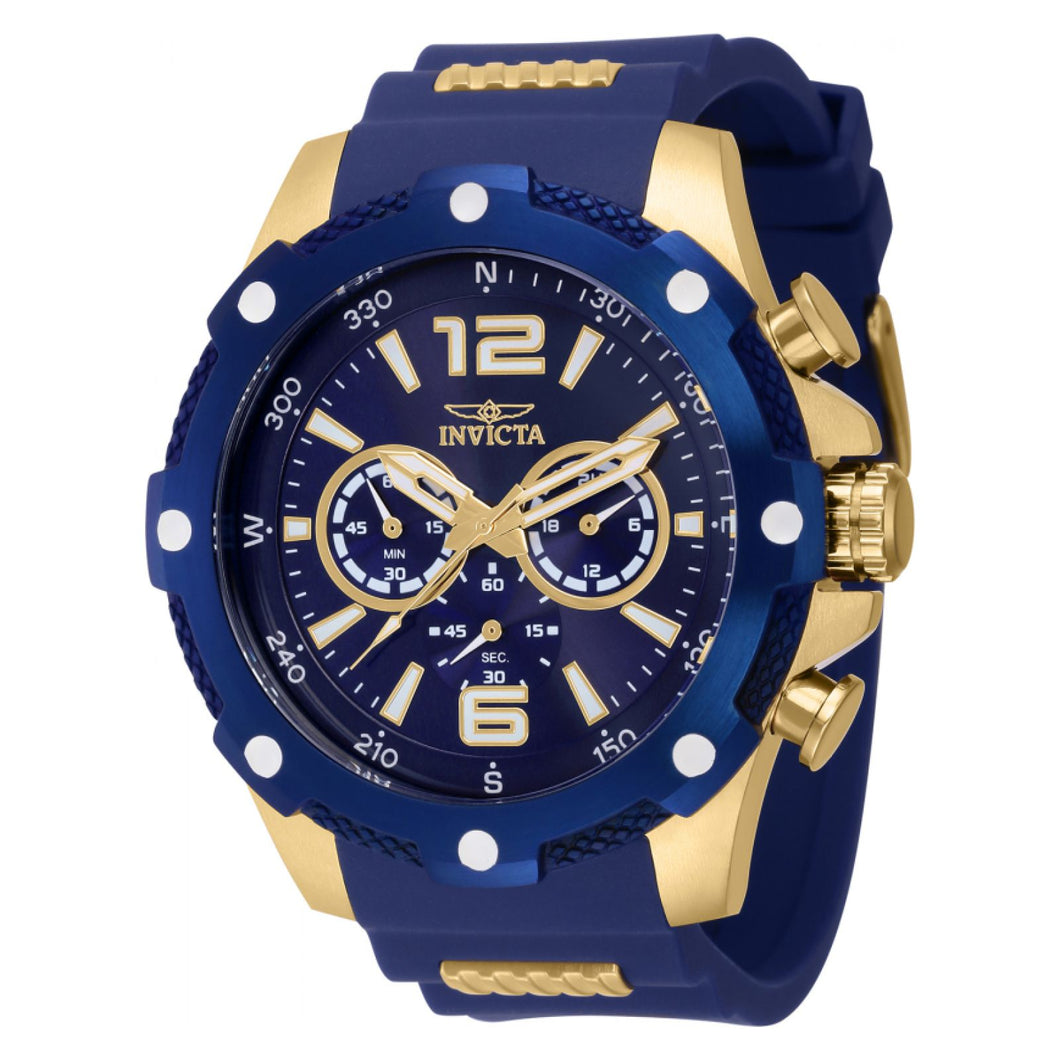 RELOJ DEPORTIVO PARA HOMBRE INVICTA I-FORCE 39997 - AZUL, ORO