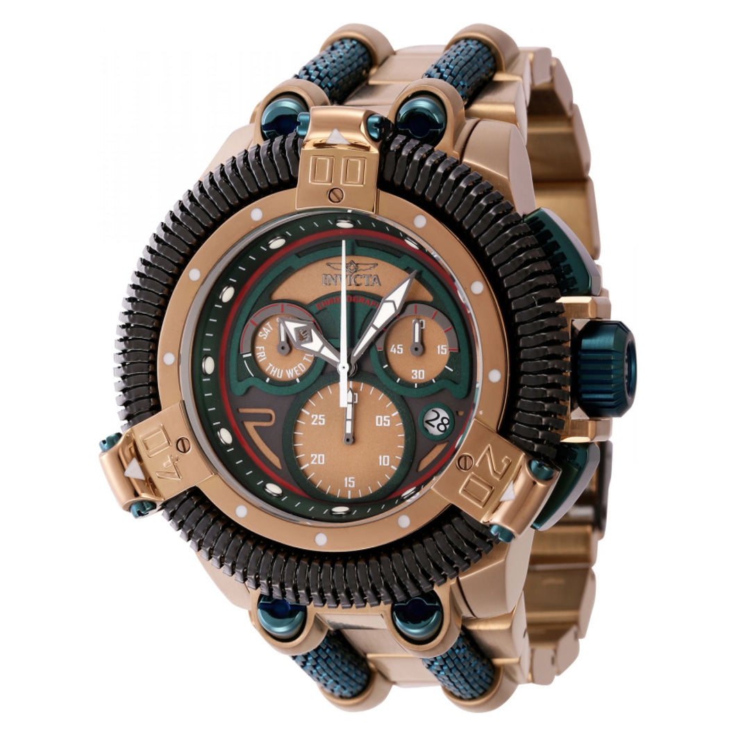 RELOJ  PARA HOMBRE INVICTA KING PYTHON 44306 - VERDE, CAQUI