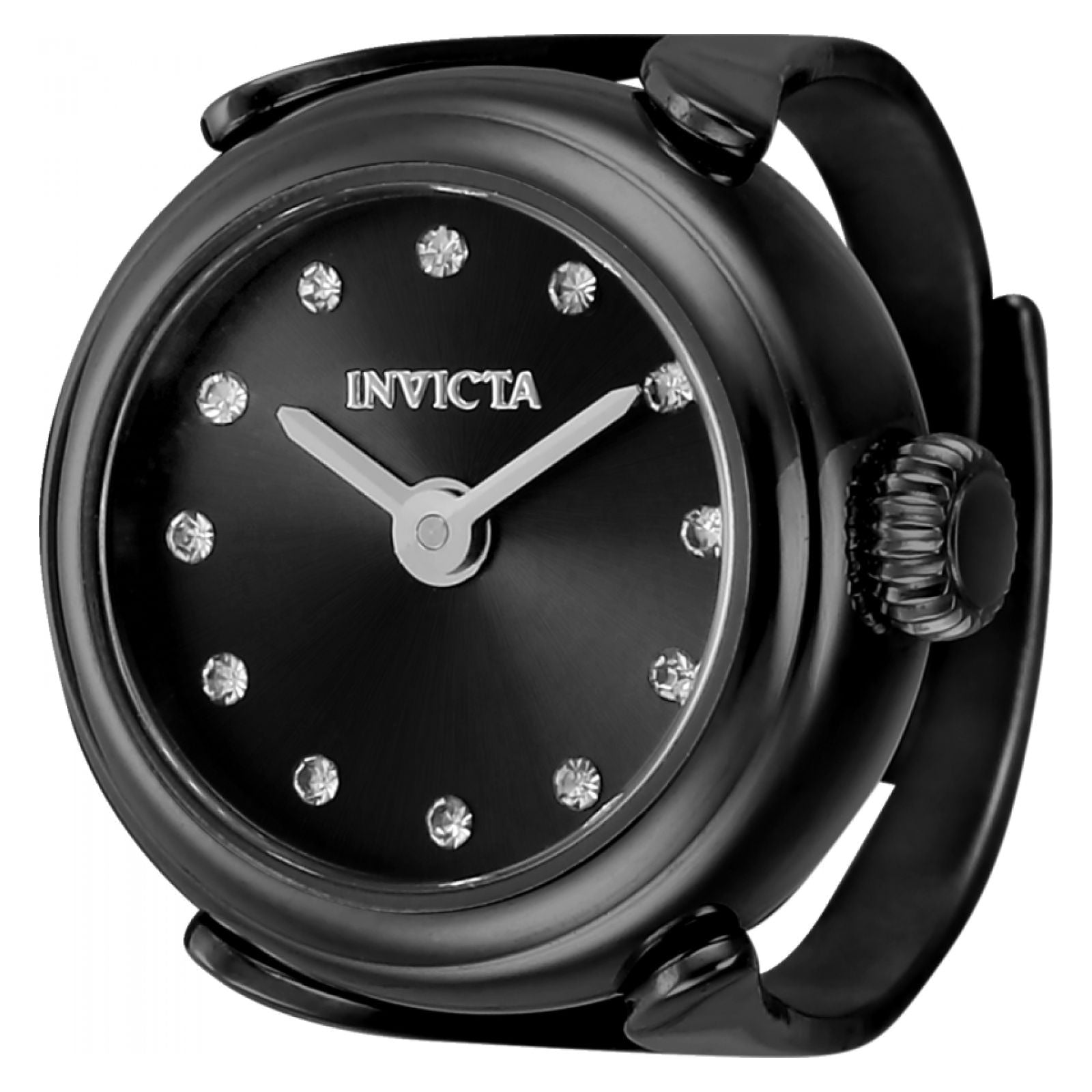 RELOJ ANILLO PARA MUJER INVICTA MINI 44484 - NEGRO