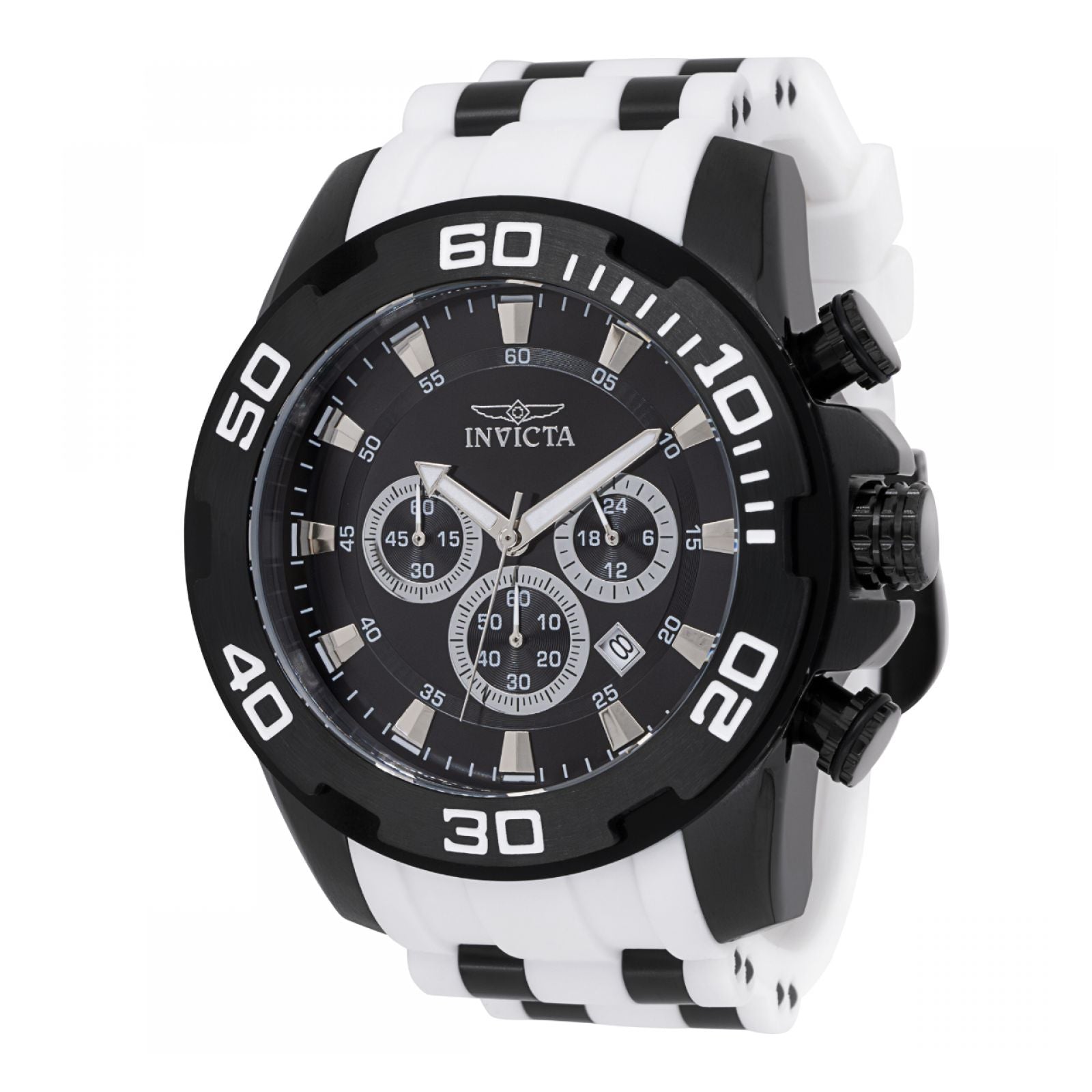 RELOJ DEPORTIVO PARA HOMBRE INVICTA PRO DIVER 44549 BLANCO NEGRO