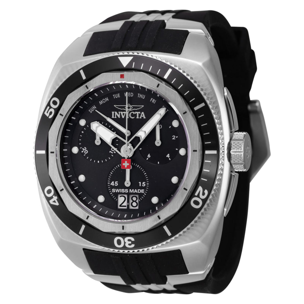 RELOJ DEPORTIVO PARA HOMBRE INVICTA SWISS MADE 44821 - NEGRO, ACERO