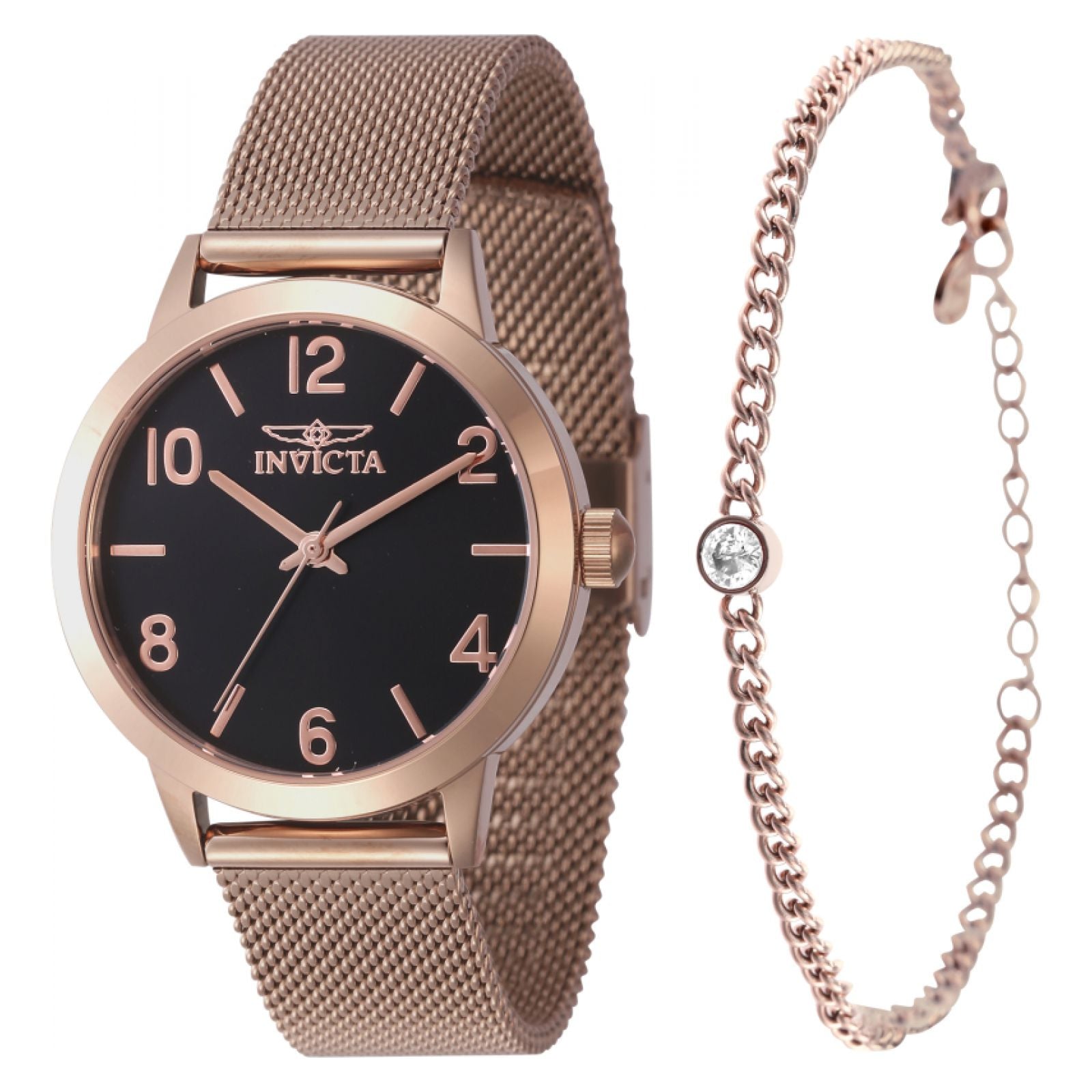 RELOJ PARA MUJER INVICTA WILDFLOWER 47276 ORO ROSA – Invicta Perú