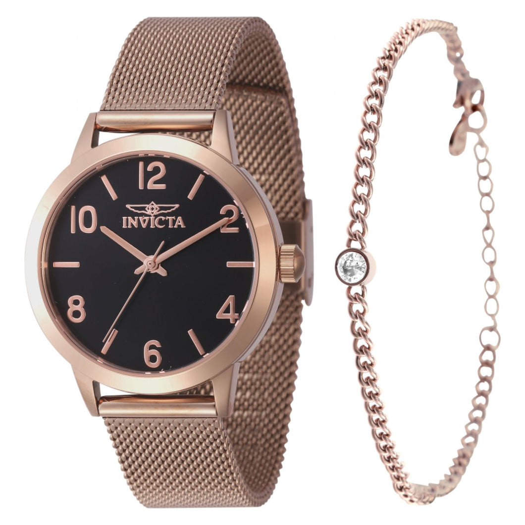 RELOJ  PARA MUJER INVICTA WILDFLOWER 47276 - ORO ROSA