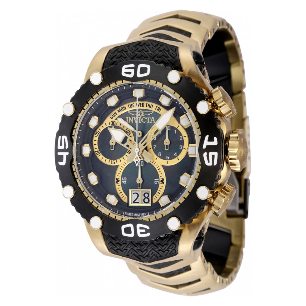 RELOJ  PARA HOMBRE INVICTA SUBAQUA 47292 - NEGRO, DORADO
