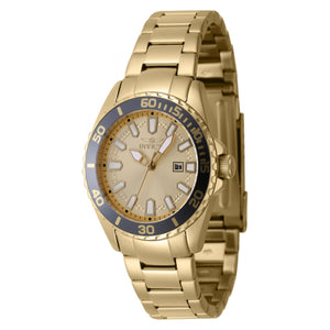 RELOJ  PARA MUJER INVICTA PRO DIVER 47344 - ORO