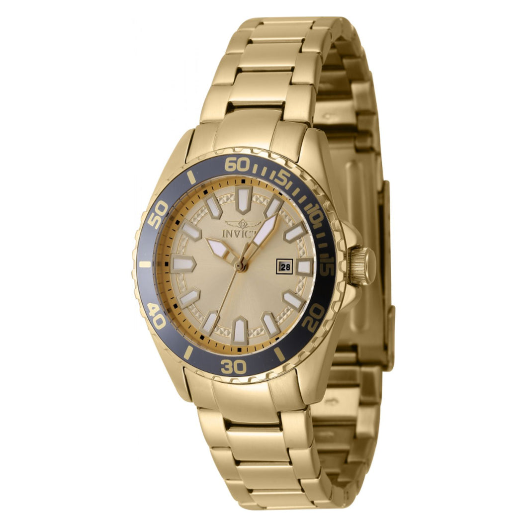 RELOJ  PARA MUJER INVICTA PRO DIVER 47344 - ORO