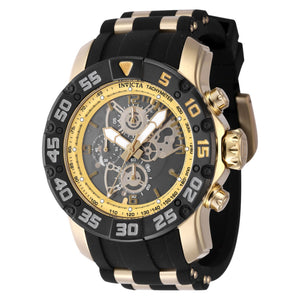 RELOJ DEPORTIVO PARA HOMBRE INVICTA RACING 48065 - NEGRO, DORADO