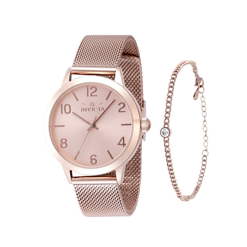 RELOJ  PARA MUJER INVICTA WILDFLOWER 48331 - ORO ROSA