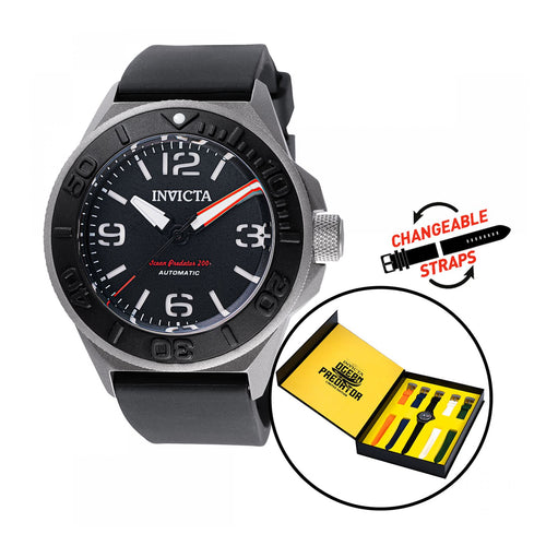 RELOJ DEPORTIVO PARA HOMBRE INVICTA OCEAN PREDATOR 48354 - VERDE, NARANJA, AMARILLO, BLANCO, NEGRO