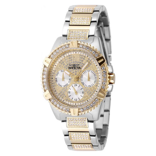 RELOJ  PARA MUJER INVICTA CELESTIAL 48565 - BLANCO, DORADO, ACERO