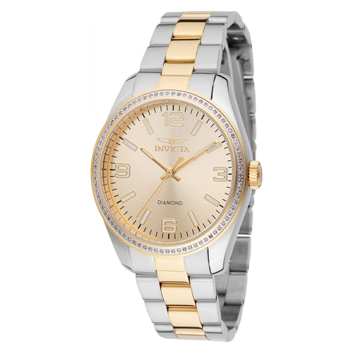 RELOJ  PARA MUJER INVICTA ELITE DIAMOND 48740 - ORO, ACERO
