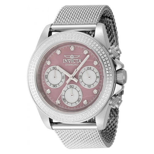 RELOJ  PARA MUJER INVICTA ELITE DIAMOND 48758 - ACERO