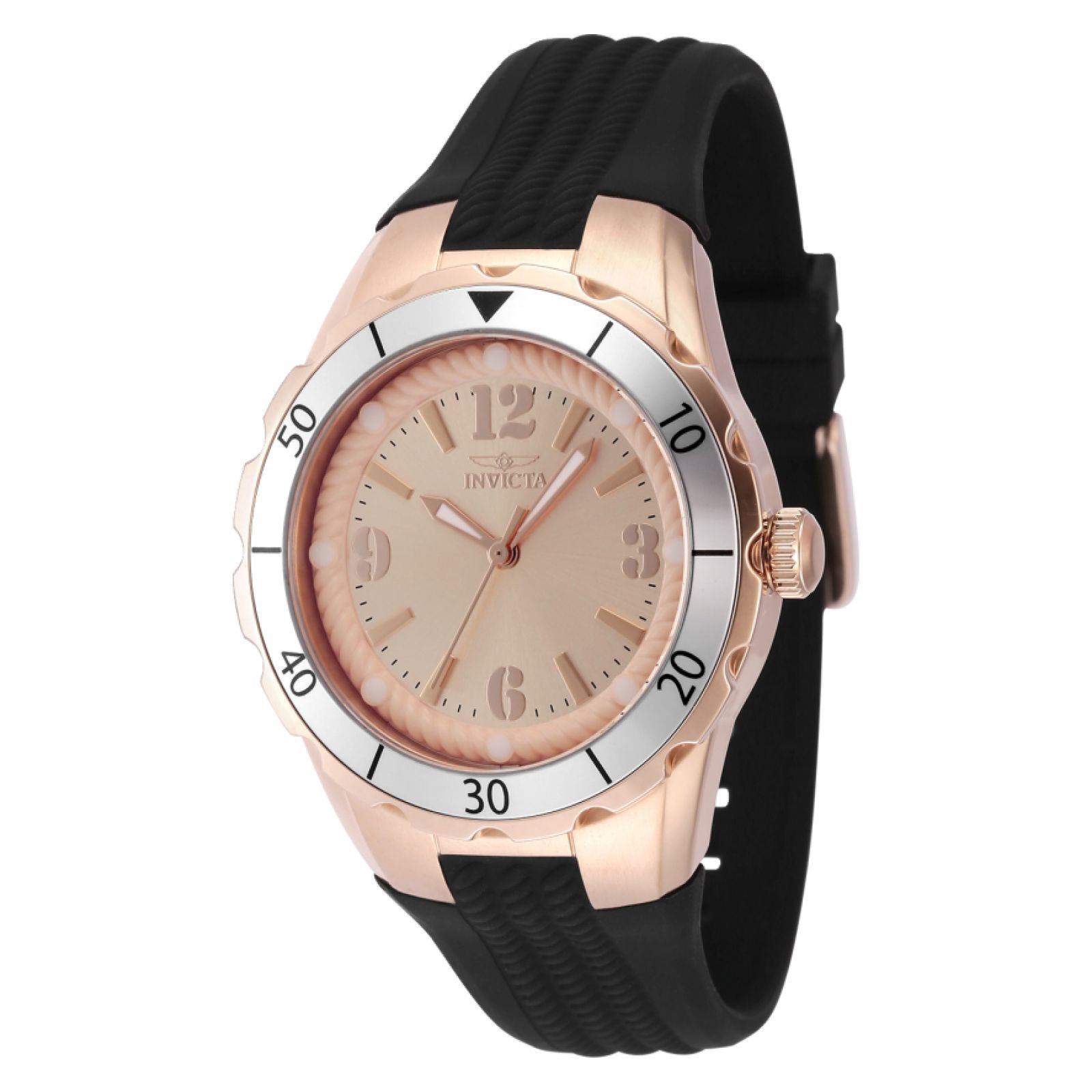 RELOJ DEPORTIVO PARA MUJER INVICTA ANGEL 48854 - NEGRO