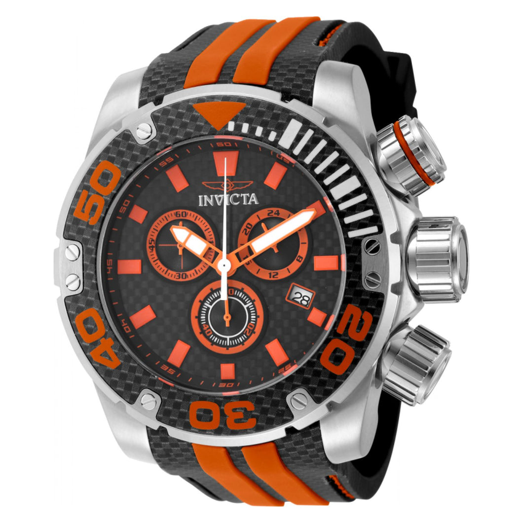 RELOJ DEPORTIVO PARA HOMBRE INVICTA SEA HUNTER 48993 - NARANJA, NEGRO