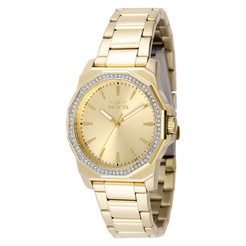 RELOJ  PARA MUJER INVICTA SPEEDWAY 49113 - ORO