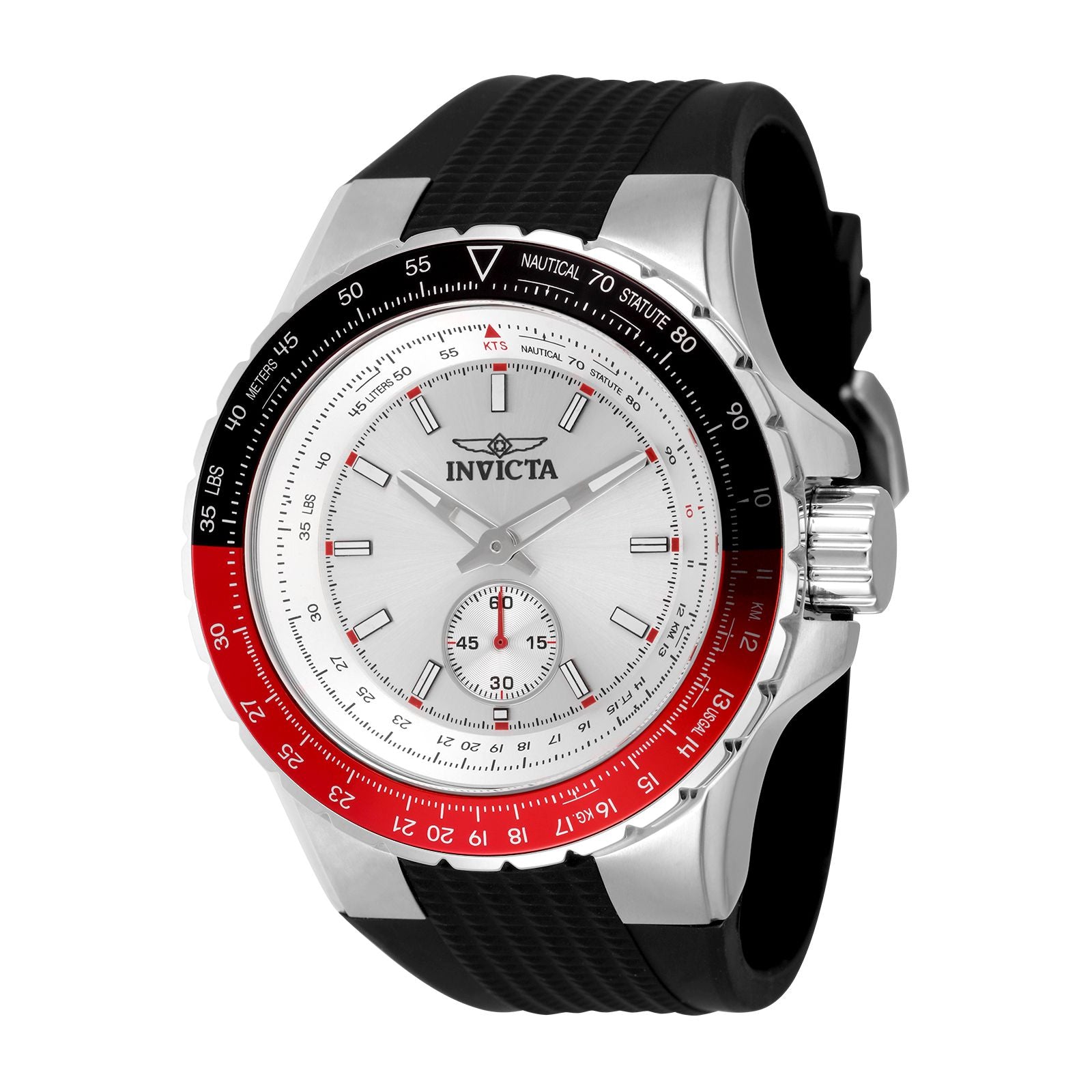 RELOJ INVICTA AVIATOR 49289 MEN - BLACK, SILVER