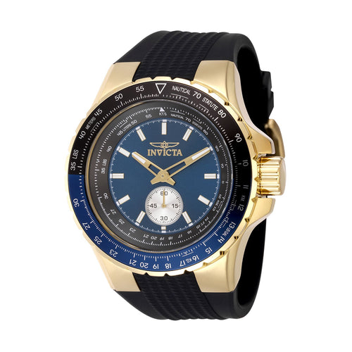 RELOJ INVICTA AVIATOR 49296 MEN - BLACK,GOLD, BLUE