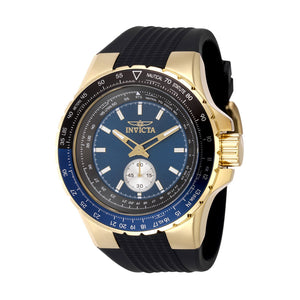 RELOJ INVICTA AVIATOR 49296 MEN - BLACK,GOLD, BLUE