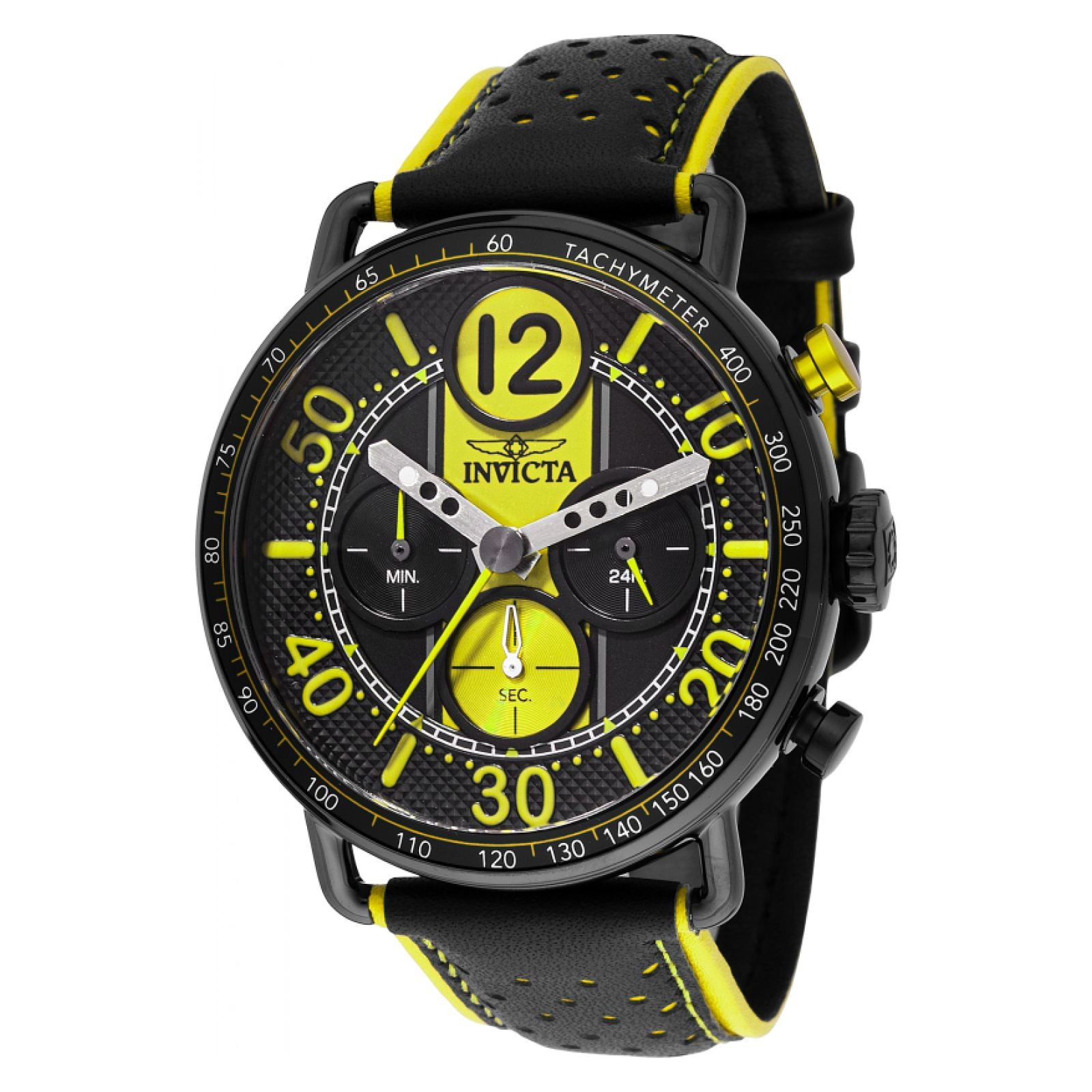 RELOJ CLÁSICO PARA HOMBRE INVICTA INVICTA RACING 49368 - AMARILLO, NEGRO