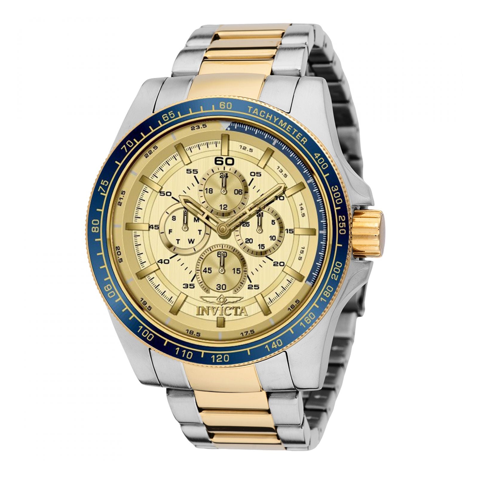 RELOJ  PARA HOMBRE INVICTA SPEEDWAY 49418 - GOLD, STEEL