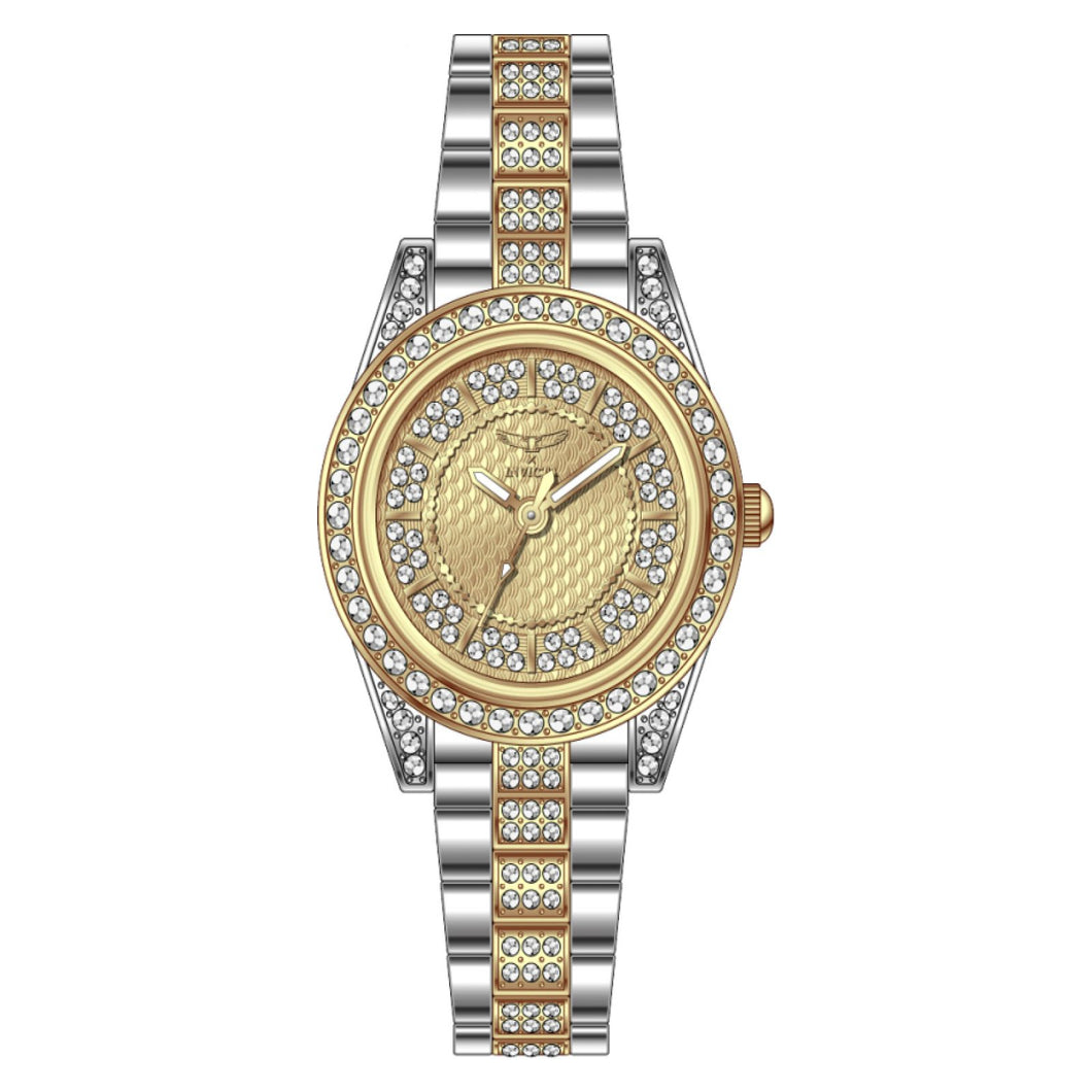 RELOJ  PARA MUJER INVICTA WILDFLOWER 69064 - GOLD, STEEL