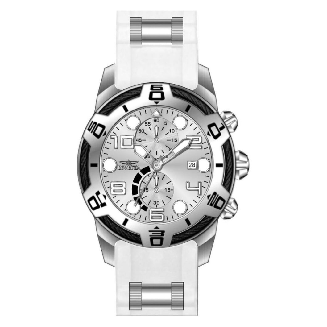 大人気シリーズ☆ホワイト＆シルバー INVICTA Bolt 50582 RELOJ PARA 