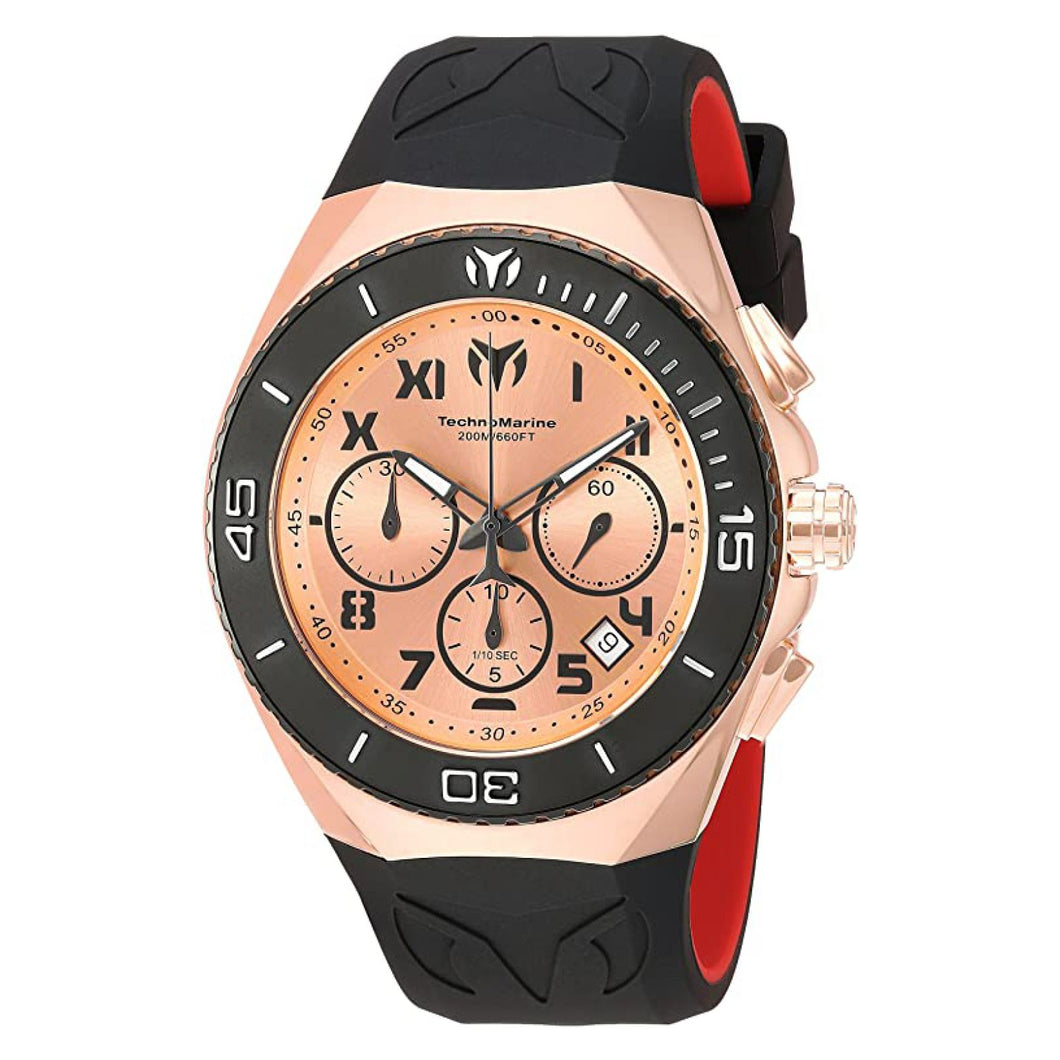 RELOJ DEPORTIVO PARA HOMBRE TECHNOMARINE MANTA TM-215065 - NEGRO, ROJO