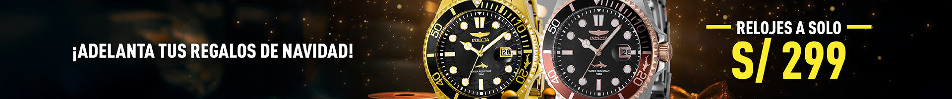 RELOJES INVICTA A SOLO S/ 299