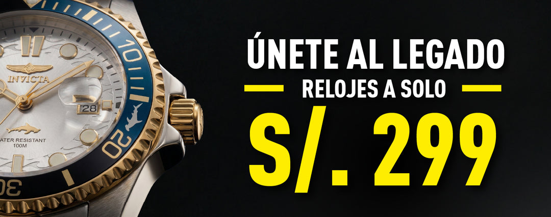 RELOJES INVICTA A SOLO S/ 299