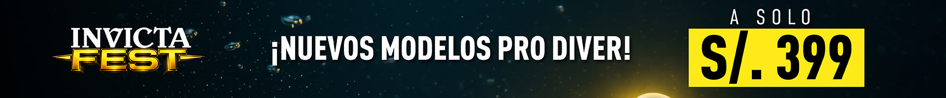 RELOJES INVICTA PRO DIVER A SOLO S/ 399