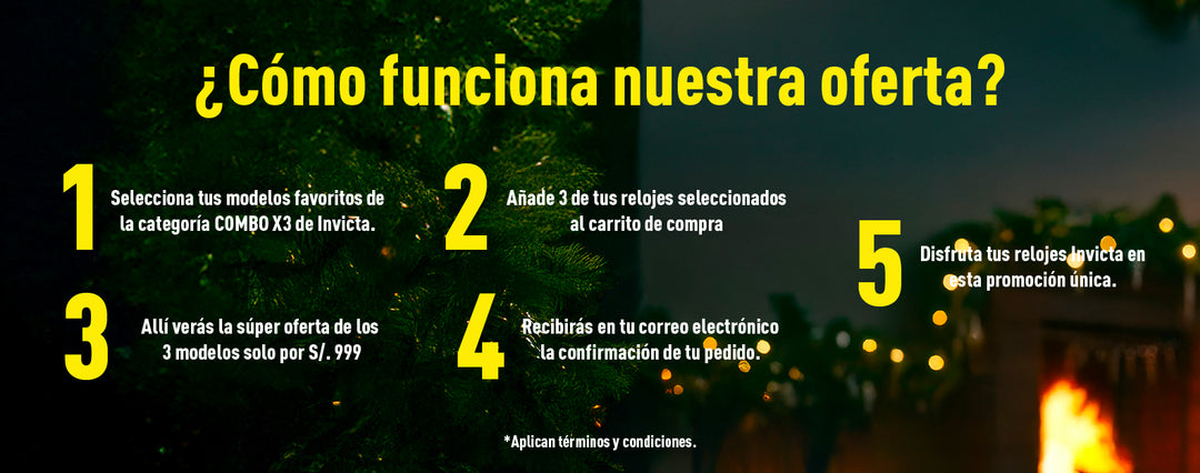 COMBO INVICTA - 3 RELOJES A SOLO S/ 999