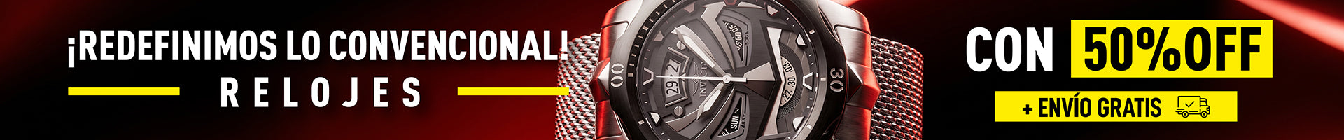 RELOJES INVICTA CON 50% OFF + ENVÍO GRATIS